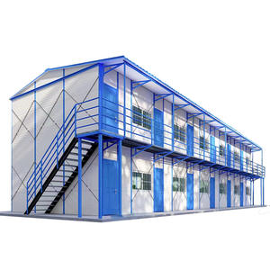 Structure en acier bien conçue Bon <span class=keywords><strong>immobilier</strong></span> isolé K Maisons Maison préfabriquée à panneau sandwich Maisons préfabriquées pour la maison des réfugiés - Product Image 1