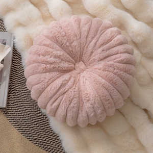 Oreiller citrouille de style INS <span class=keywords><strong>coussin</strong></span> en forme de roue fait à la main/jeter accessoire de canapé-lit à motif de boule rayée tie-dye - Product Image 6