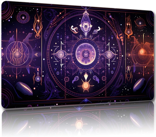 Playmat for MTG 24 X 14 Inches Game Mat for TCG and Board Games, Mousepad Desk Mat (Magic Mat)