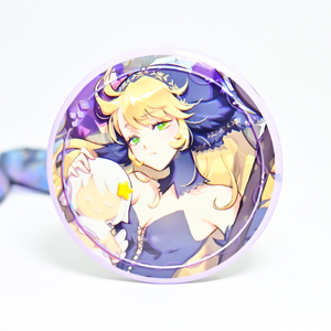 High Quality Anime Tinplate TV &amp; Movie Character Holographic Custom Digital Printing <strong>Cute</strong> <strong>Button</strong> Badge <strong>Pin</strong> Blank Safety <strong>Pin</strong> - Product Image 5
