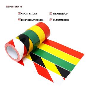 High Viscosity Custom Color Waterproof Recyclable Stripe PET and <strong>PVC</strong> Film 5S Floor Marking Safety Warning Caution Adhesive <strong>Tape</strong> - Product Image 1