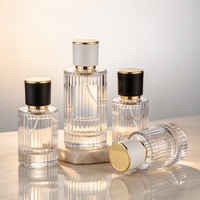 Nouveau design – Flacon de parfum en verre pressurisé cylindrique de 100 ml avec pulvérisateur à pompe et diffuseur à bâtonnets