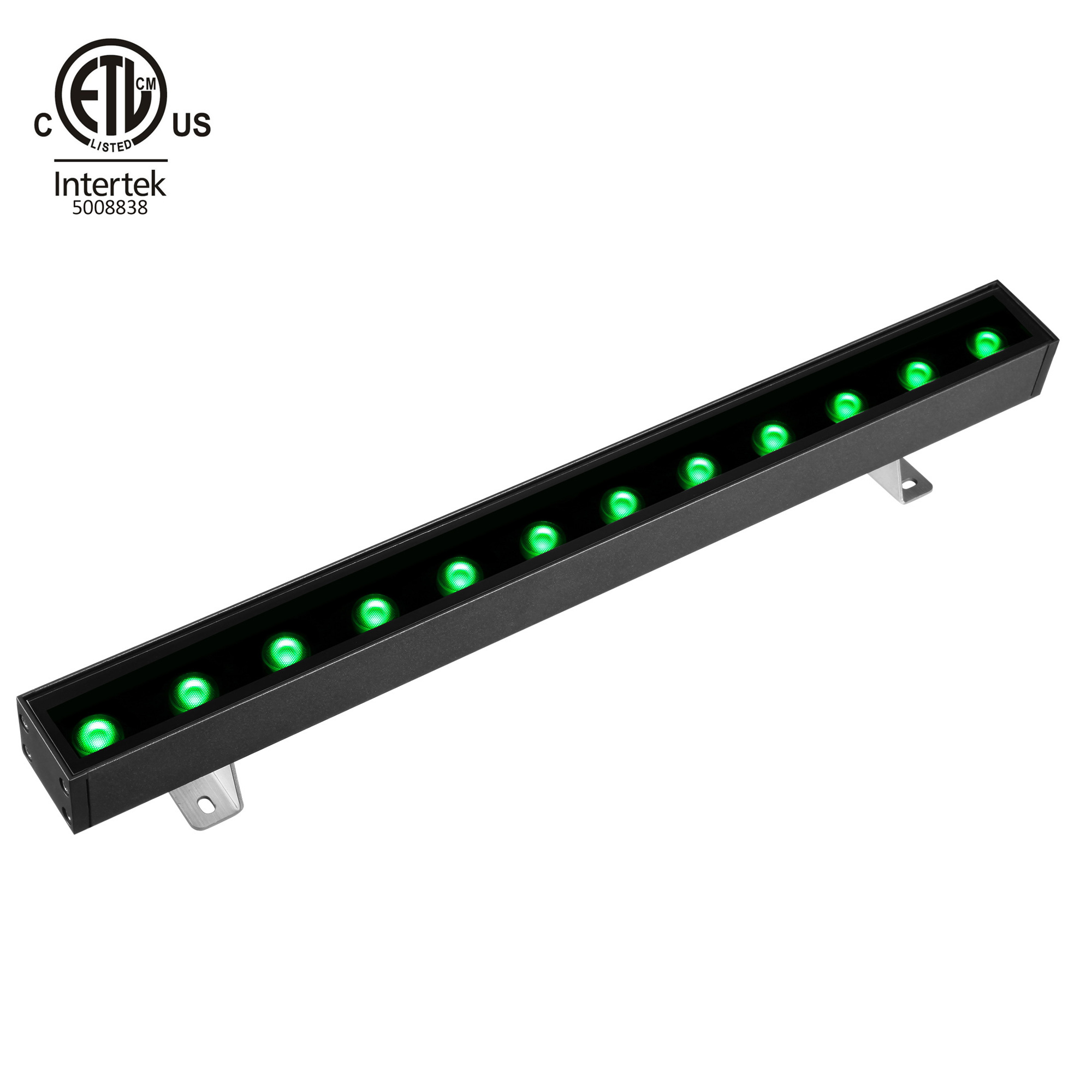 36W ETL de Color RGB transformar al aire libre Control DMX llevó la luz de la arandela de la pared