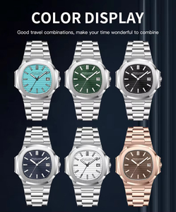 Nuevo reloj mecánico Specht & Sohne 0010 para hombre, reloj clásico de acero inoxidable con movimiento japonés Miyota 8215, color oro rosa, resistente al agua - Product Image 5