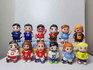 Figurines de dessin animé de stars du football, joueurs de football de la Coupe du monde, mini-poupées de collection pour les fans, décoration, cadeau - Product Image 6