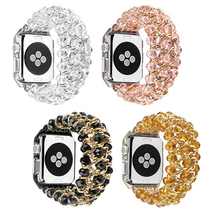 Perlas <span class=keywords><strong>de</strong></span> moda pulsera correa para <span class=keywords><strong>apple</strong></span> <span class=keywords><strong>watch</strong></span> bandas <span class=keywords><strong>44</strong></span> 42mm iwatch serie 5 4 3 2 a mano reloj <span class=keywords><strong>de</strong></span> pulsera las chicas <span class=keywords><strong>de</strong></span> 38mm - Product Image 1