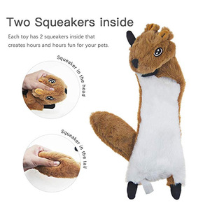 Juguetes chirriantes para perros, juguete de peluche personalizado con sonido de nudo de cuerda y forma de concha, resistente a mordeduras para cachorros, perros grandes y gatos, juguete de entrenamiento, Ganso Salvaje - Product Image 6