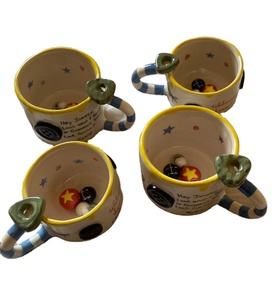 Tasses en céramique faites à la main, tasses uniques du film <span class=keywords><strong>Coraline</strong></span>, tasses en céramique Ins, 300 ml - Product Image 1
