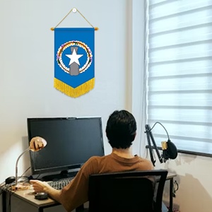 Bandera <span class=keywords><strong>DE</strong></span> LAS Islas Marianas del Norte con borlas <span class=keywords><strong>de</strong></span> 20x30cm colgada en la entrada para agregar un toque único a la llegada - Product Image 4