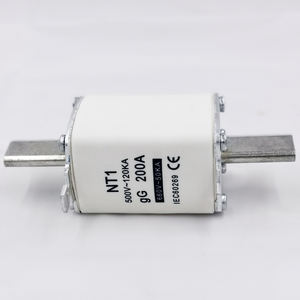 Высокая пропускная способность 500 В 120KA 200A HRC керамические/медные лопасти предохранитель термического использования CE/TUV сертифицированный IEC60269 - Product Image 5