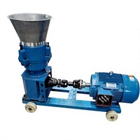 Machine à extruder les aliments pour animaux de 50 à 100 kg/h, machine à granuler, moulin à granulés, adapté aux fermes d'élevage