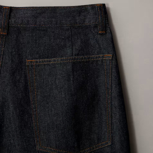 Nouveau <span class=keywords><strong>Jean</strong></span> Baggy Décontracté Indigo pour Homme 2026 en Denim Brut Plissé, Coupe Haute et Jambe Large, Idéal pour le Quotidien - Product Image 6