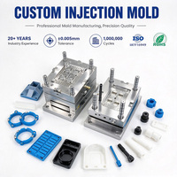 Fabricant de moules d'injection plastique OEM sur mesure de haute précision, moule d'injection ABS moulé par injection à canaux chauds