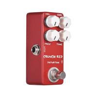 MOSKYAudio CRUNCH RED Distortion Overdrive Pédale d'effet pour guitare Overdrive Distortion Effet guitare