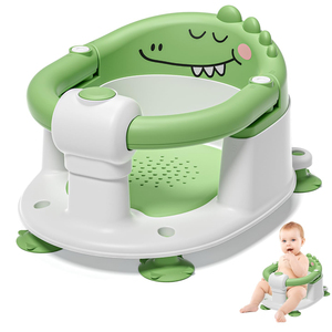 Siège de <span class=keywords><strong>bain</strong></span> pour bébé avec coussin doux et design compact, pour bébés de 6 mois et plus, siège de <span class=keywords><strong>bain</strong></span> antidérapant pour s'asseoir, siège de <span class=keywords><strong>bain</strong></span> pour tout-petit - Product Image 1
