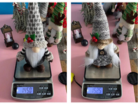 Poupées Mr Gnome et Mme Gnome de couleur gris GL-131 pour décorations pour la maison Liquidation cadeau de Gnome suédois