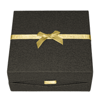 Boîte de papier de stratification brillante de luxe personnalisée avec charnière Design Revêtement UV de qualité supérieure pour bijoux bagues montres Solution cadeau
