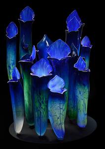 Bảo tàng nghệ thuật trang trí với Gradient màu Pitcher thực vật nghệ thuật thủy tinh handmade thổi hiện đại Murano Kính vườn rừng Mall - Product Image 5