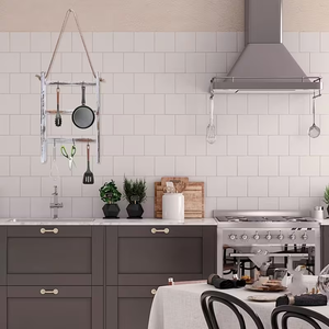 <span class=keywords><strong>Étagère</strong></span> murale rustique à trois niveaux en bois pour serviettes, salle de bain, cuisine, fournitures de bureau, rangement en bois - Product Image 3