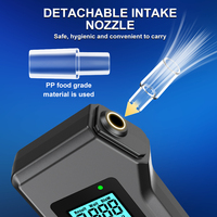 Nouveau testeur d'alcool portable haute précision à soufflerie d'air avec écran LCD pour une détection sûre après consommation d'alcool.