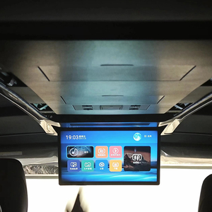 New funmodern ALPHARD 40 xe Roof Mount Flip-down Monitor 15.6 "IPS màn hình cảm ứng Android 9.0 USB/TF cổng 1080p HD - Product Image 2