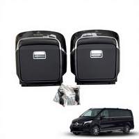 Kits de Tableau de Bord de Panneau de Table de Voiture Pliable Multifonctionnel à Texture Fibre de Carbone pour Véhicule Commercial Mercedes Benz Vito Classe V