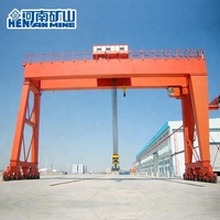Grue à double portique de type chariot à treuil pour levage de matériaux extérieurs dans les mines du Henan, avec hauteur de levage de 6M, 9M, 12M, 18M