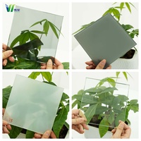 Verre feuilleté à faible teneur en fer, verre trempé PVB ultra transparent pour vitrine
