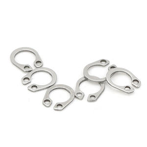 Élément de fixation <span class=keywords><strong>DIN</strong></span> <span class=keywords><strong>472</strong></span> SS304 Acier inoxydable finition naturelle, Anneaux de retenue <span class=keywords><strong>Circlips</strong></span> Marque FY M5-M24 Compatible M5-M160 - Product Image 4