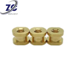 OEM China Lathe Manufacturers Brass Knurled Insert Nut For Electronic And Electrical Appliances