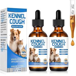 Usmilepet ยาแก้ไอสำหรับสุนัข & แมวบรรเทาอาการ<span class=keywords><strong>ไอ</strong></span>สัตว์เลี้ยงแห้งและ<span class=keywords><strong>เปียก</strong></span>บรรเทาอาการแพ้สำหรับสุนัขทุกสายพันธุ์และขนาด - Product Image 2