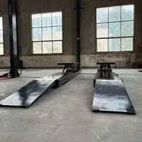 Pont élévateur à ciseaux hydraulique pour alignement de roues, 4500 kg, double ciseaux, certifié CE