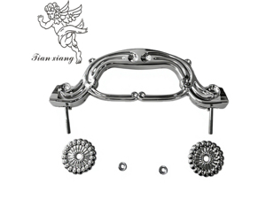 Poignées de cercueil H9015 en ABS de haute qualité en gros, accessoires funéraires en stock pour cercueil américain - Product Image 5
