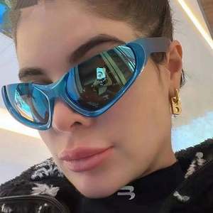 Gafas de Sol Deportivas con Protección UV400, Montura Media y Espejo, Estilo Ojo de Gato para Hombre y Mujer, Moda 2022 - Product Image 1