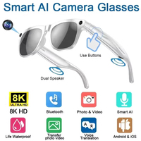 Nuovi Occhiali Smart AI M88 per 8K 1200MP con HD, Lenti Fotocromatiche, Traduzione Chat GPT, Fotocamera, Chiamate, Assistente Vocale, Controllo Musica, 128G