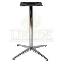 Pied croisé en aluminium de table basse, bas prix, base en marbre, meuble, 1 pièce