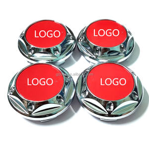 Capuchon central de roue de voiture vierge de 68mm personnalisé avec autocollants de 45mm Finition chromée Accessoires extérieurs-Enjoliveurs Emblème de voiture Badge Jantes Couverture - Product Image 1