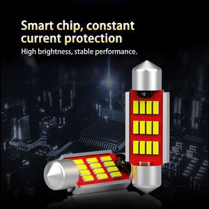 G-View エラーフリー C5W LED電球 31-41mm 4014 12SMD キャンバス 12V 新型 ゴルフ A6 インテリア ドーム フェストンライト - Product Image 4