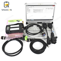 Escáner para Excavadoras y Camiones Pesados Vocom, VOCOM2 VocomII 88894000 con PTT 2.8.150 Tech Tool + Laptop Toughbook CFC2 Usada