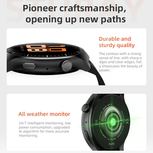 Montre intelligente 4 <span class=keywords><strong>Pro</strong></span> Montre intelligente à écran rond <span class=keywords><strong>Wearfit</strong></span> <span class=keywords><strong>Pro</strong></span> Bracelet intelligent étanche Grande capacité de batterie Montre intelligente avec 2 bracelets - Product Image 6