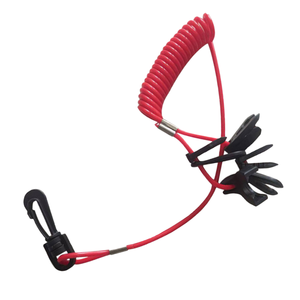 Fabricantes marinos ISURE, suministro de cuerda de extinción de barco de motor rojo, llave de yate, cuerda de resorte, accesorios marinos - Product Image 5