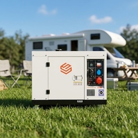 Groupe électrogène diesel triphasé silencieux BRH 5 kW à essence/gaz naturel pour usage domestique/camping – Prix usine