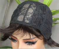 Perruques courtes en cheveux humains brésiliens FH pour femmes, perruques courtes de style pixie, fabriquées à la machine