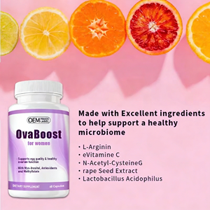 OEM/ODM Ovaboost Myo-Inositol Folate <span class=keywords><strong>CoQ10</strong></span> Vitaminen - <span class=keywords><strong>Supplement</strong></span> voor vrouwen voor ovulatie, eicelkwaliteit, natuurlijke en biologische vruchtbaarheid, volwassenen - Product Image 4
