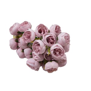 Bouquet de roses artificielles en soie, 27 têtes, décoration de mariage, décoration de la maison, accessoire de photographie - Product Image 5