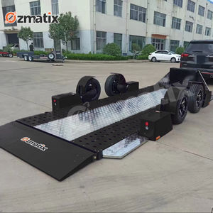 Voitures Hauler Petite Machine Livraison Ascenseur Hydraulique Porte-Voiture de Course Pliable Arrière Voiture Transport <span class=keywords><strong>Remorque</strong></span> - Product Image 1