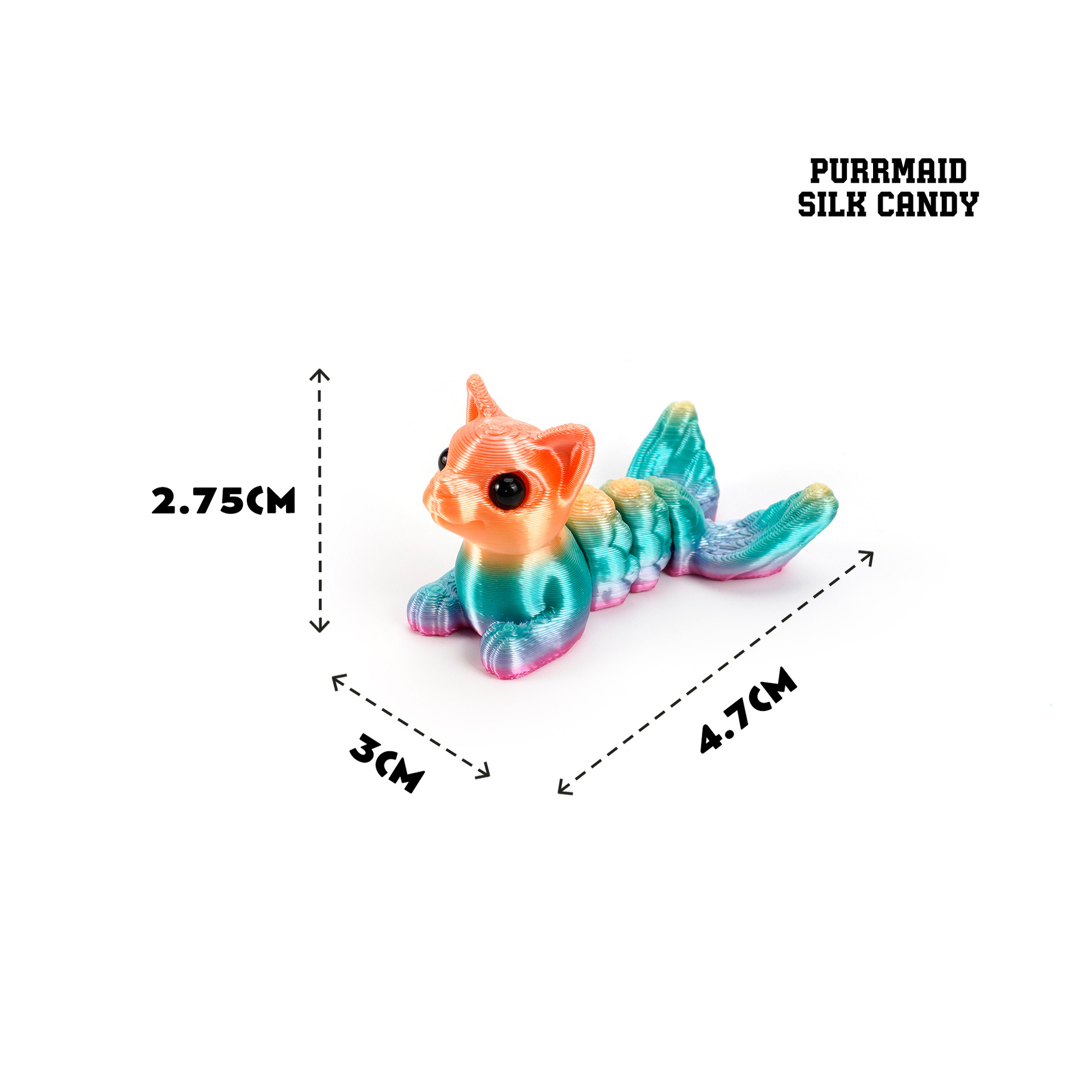 Silk Candy Mermaid cat