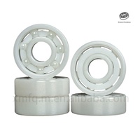 Roulements entièrement en céramique 8x22x7mm à gorge profonde, billes en céramique 608, billes en zircone blanche ZrO2, roulements pour patins à roulettes