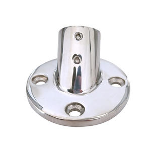 Base Redonda de Acero Inoxidable de 30 25 mm para Accesorios Marinos y de Yates, Herrajes y Barandillas, Nueva Condición para Embarcaciones - Product Image 1