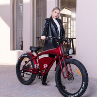 Quad électrique à pneus larges 500W, vélo électrique pour adultes